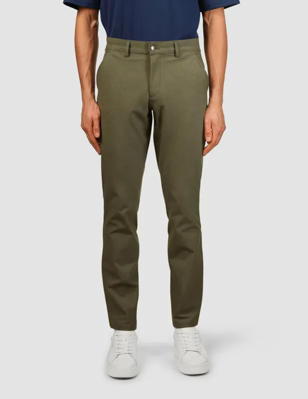 Essential Pants Regular Remote Green Melange sold by Shaping New Tomorrow