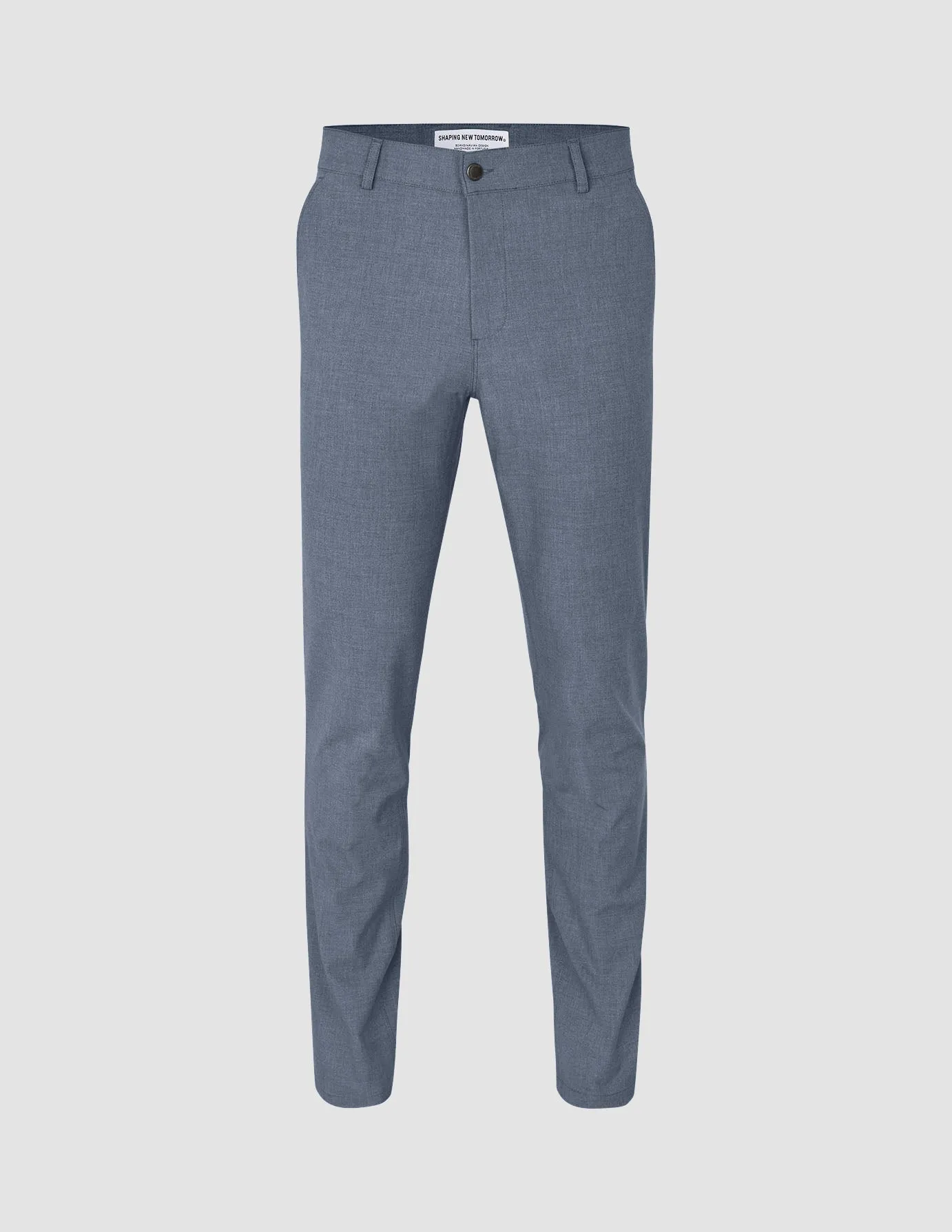 Essential Pants Slim Storm Blue Melange sold by Shaping New Tomorrow product image thumbnail 3