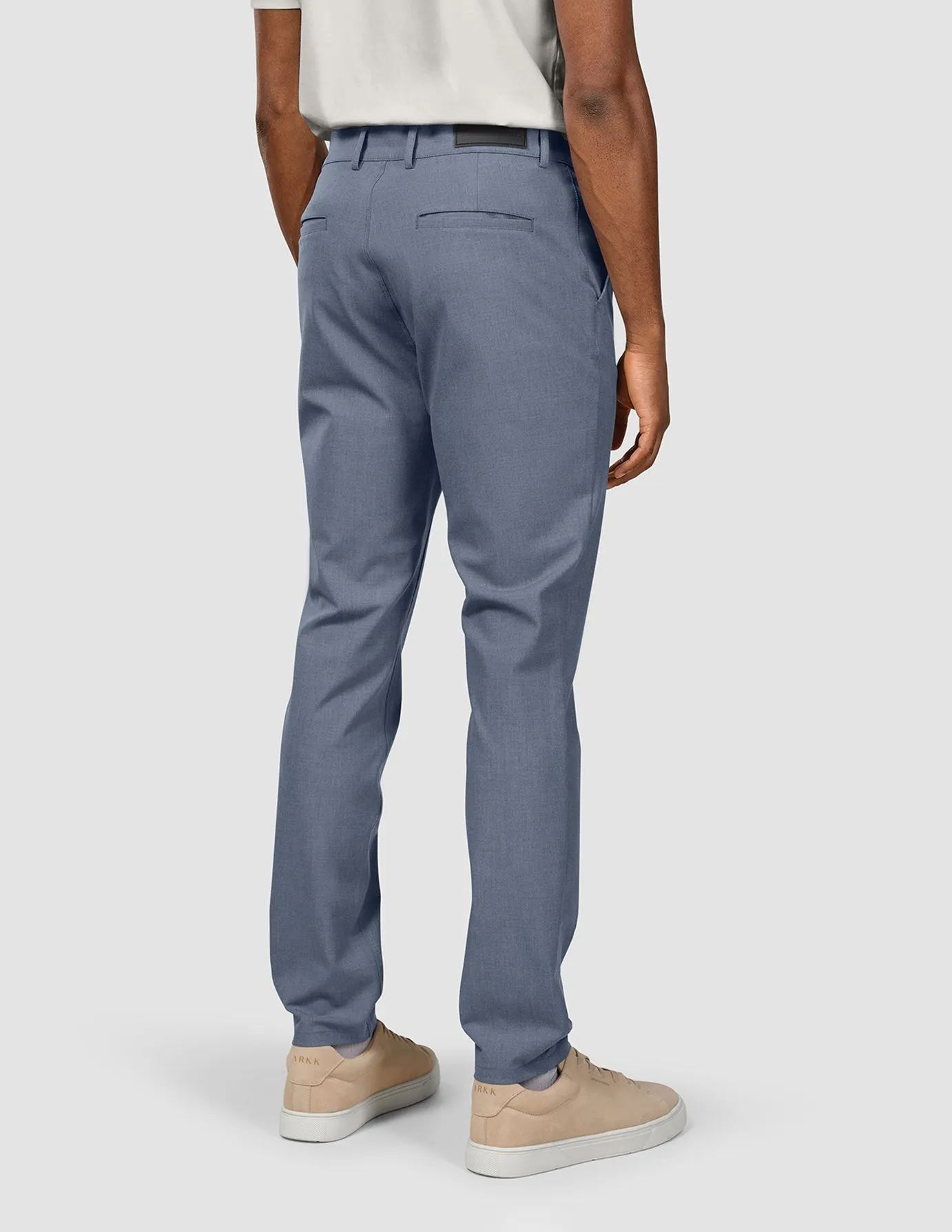 Essential Pants Slim Storm Blue Melange sold by Shaping New Tomorrow product image thumbnail 4