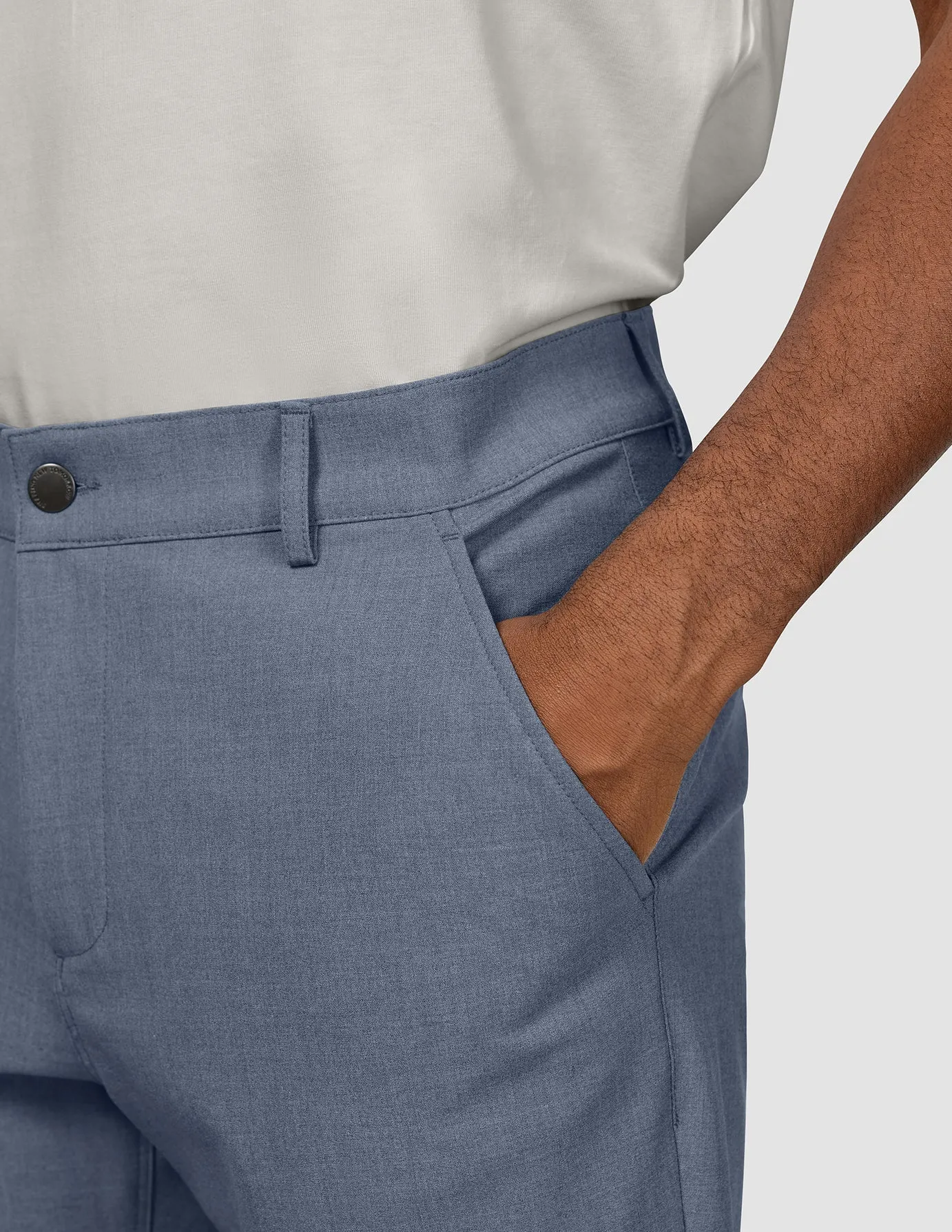 Essential Pants Slim Storm Blue Melange sold by Shaping New Tomorrow product image thumbnail 5