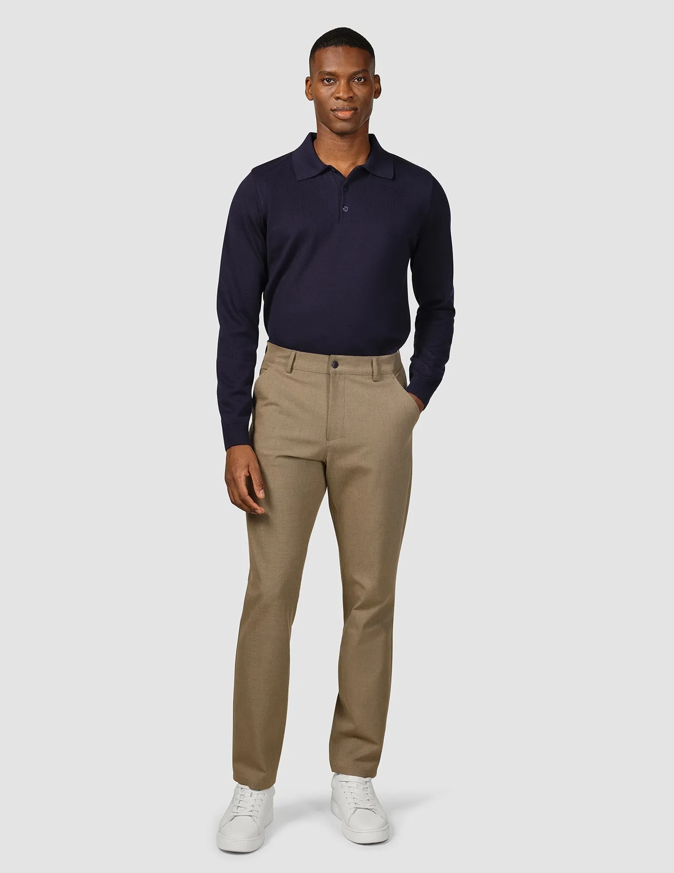 Essential Pants Regular Vintage Brown Melange sold by Shaping New Tomorrow product image thumbnail 2