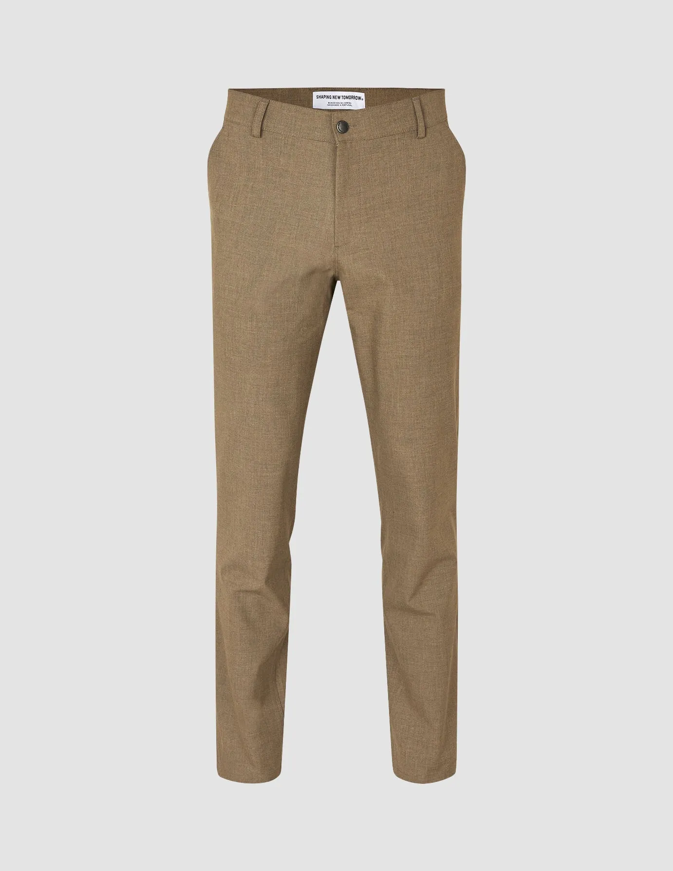 Essential Pants Regular Vintage Brown Melange sold by Shaping New Tomorrow product image thumbnail 3