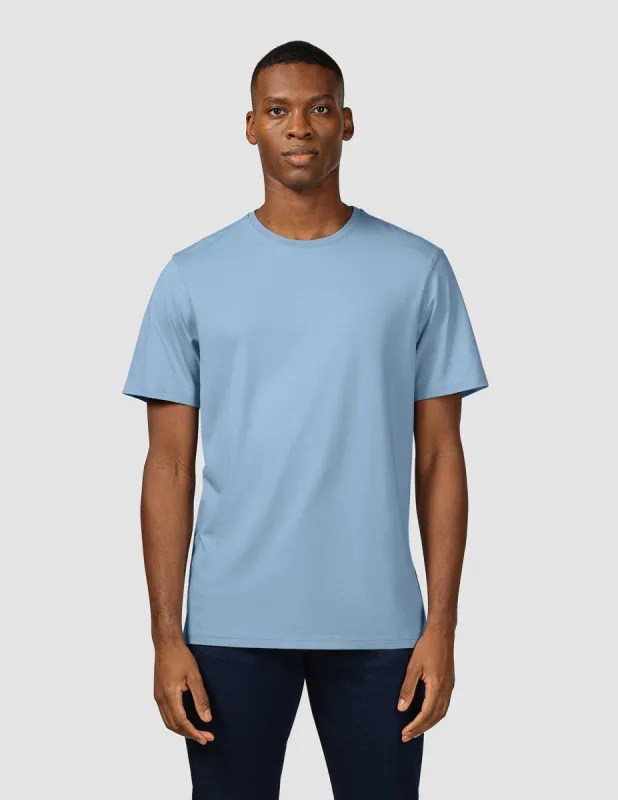 Supima T-shirt Rainy Blue sold by Shaping New Tomorrow