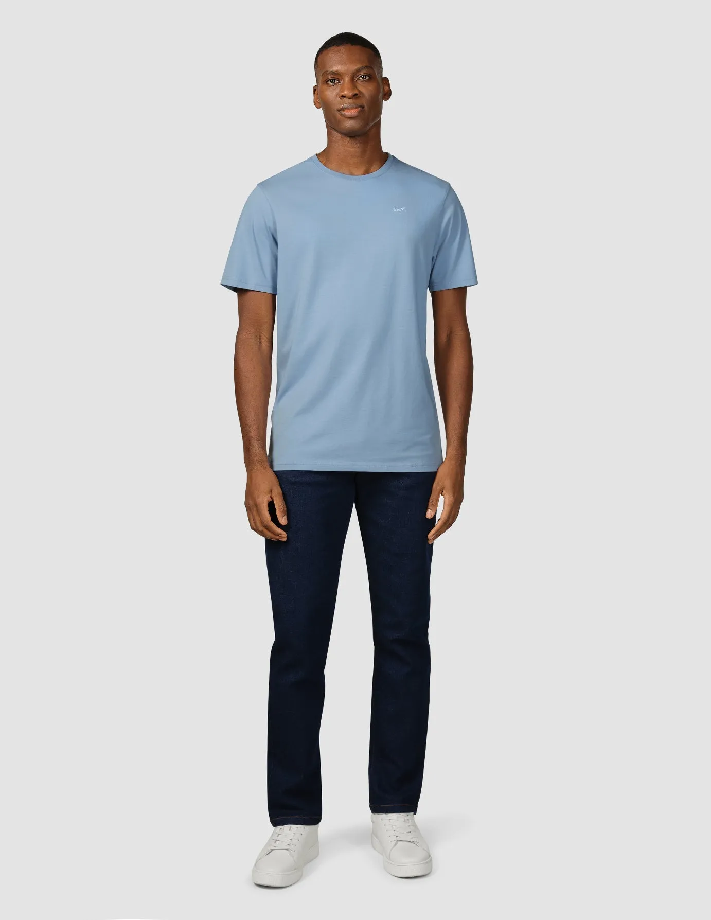 Supima Legacy T-shirt Rainy Blue sold by Shaping New Tomorrow product image thumbnail 2