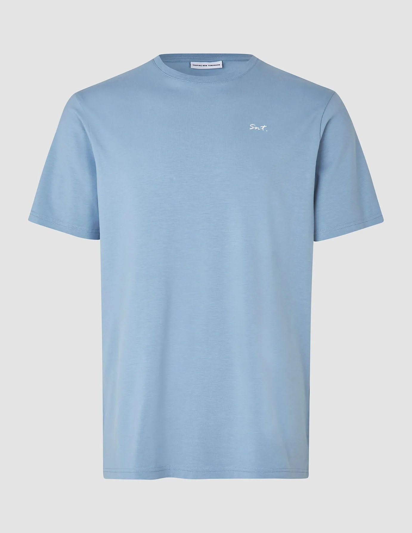 Supima Legacy T-shirt Rainy Blue sold by Shaping New Tomorrow product image thumbnail 3
