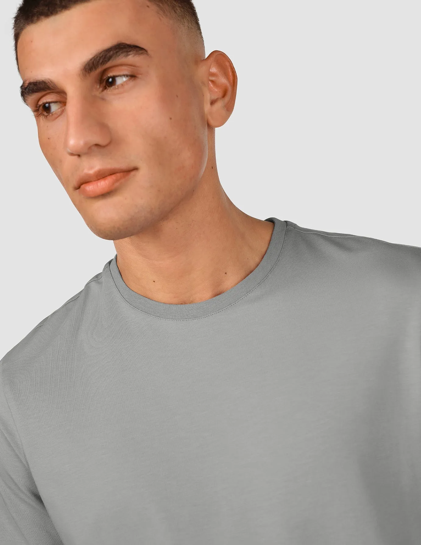 Supima T-shirt Stone Grey sold by Shaping New Tomorrow product image thumbnail 5
