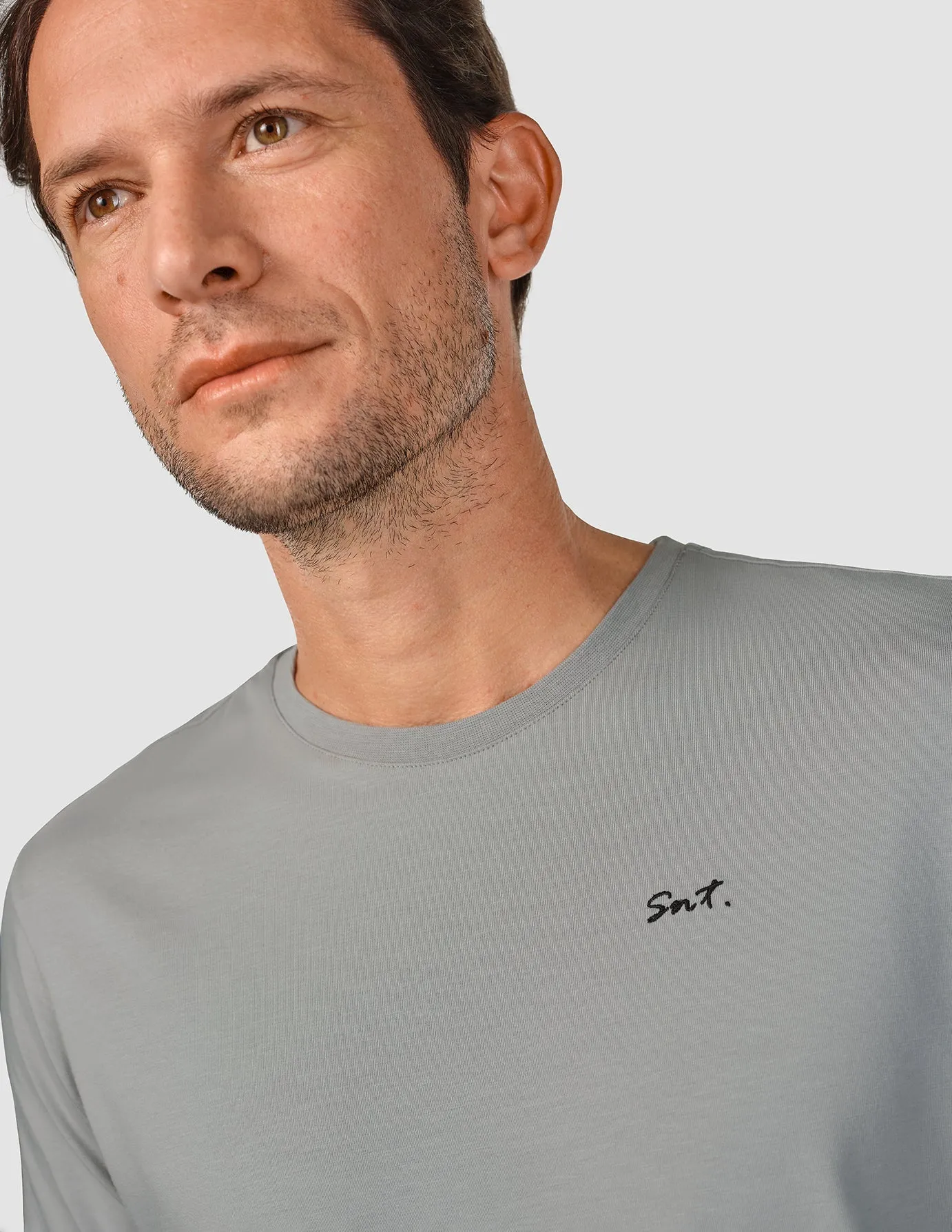 Supima Legacy T-shirt Stone Grey sold by Shaping New Tomorrow product image thumbnail 5