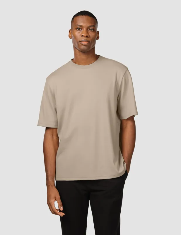 Heavy Box Fit T-shirt Stone Beige sold by Shaping New Tomorrow