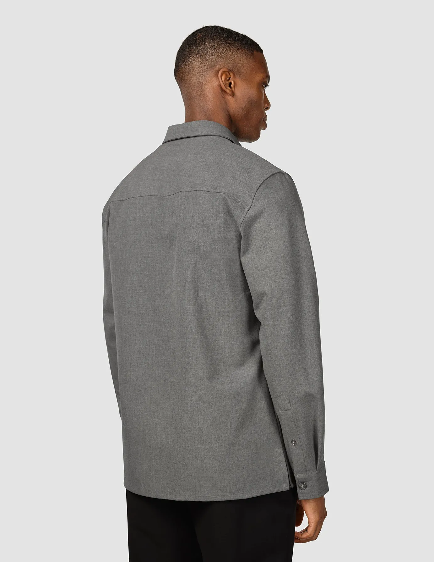 Essential Overshirt Cloud Grey sold by Shaping New Tomorrow product image thumbnail 4