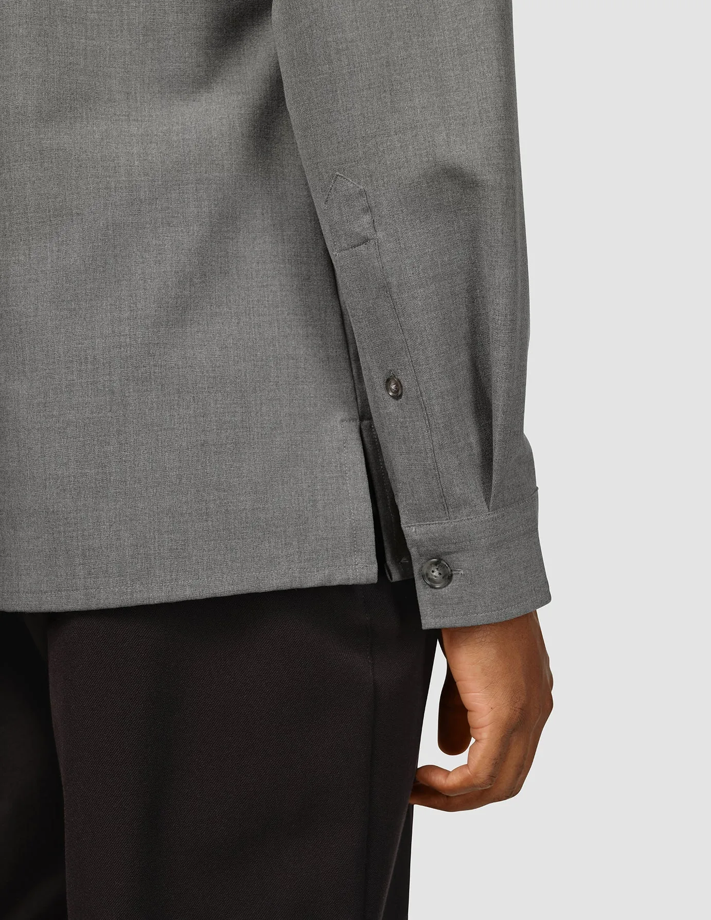 Essential Overshirt Cloud Grey sold by Shaping New Tomorrow product image thumbnail 5