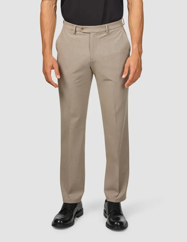 Essential Suit Pants Relaxed Fit Beige Melange sold by Shaping New Tomorrow
