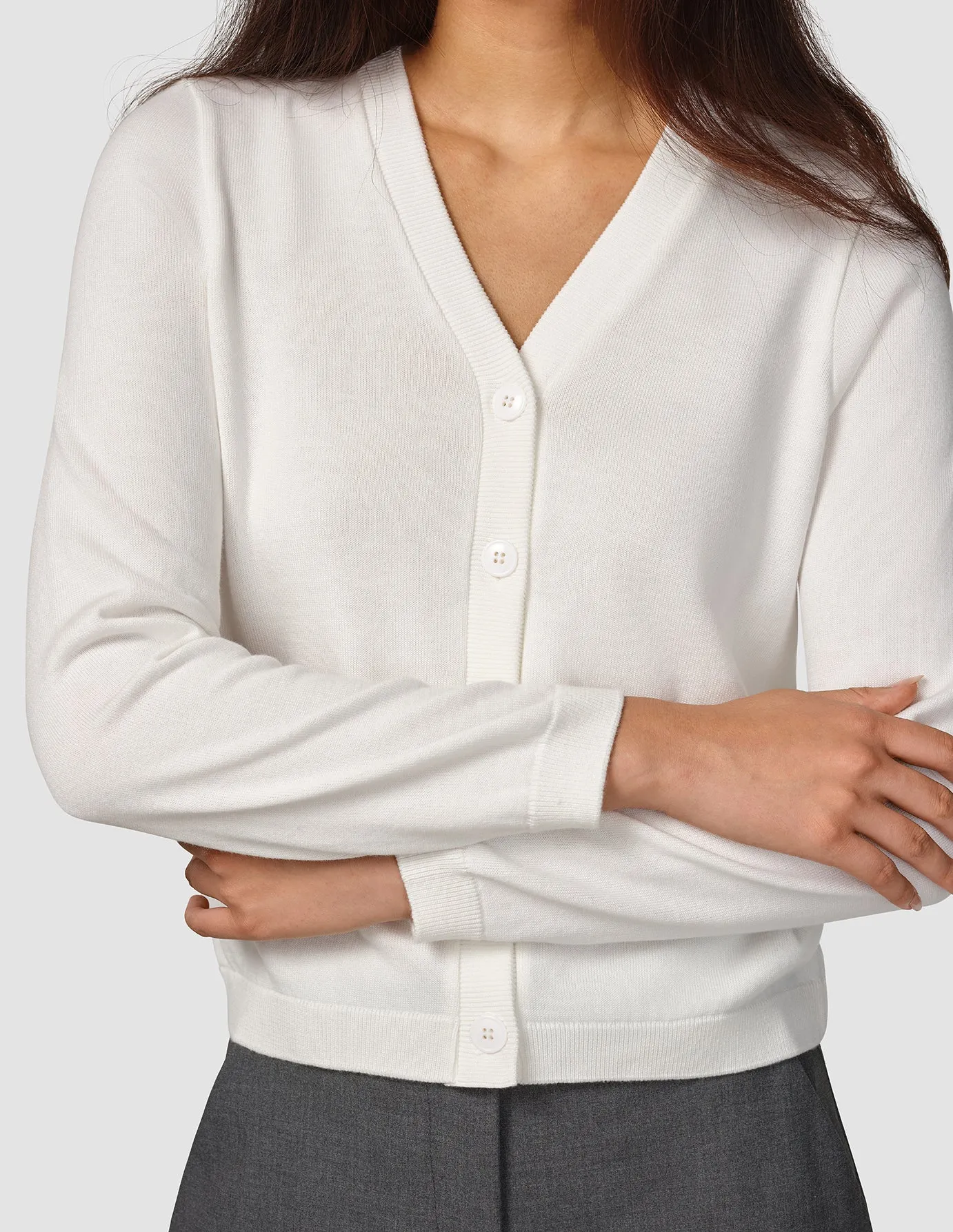 Fine Knit Cardigan Off White sold by Shaping New Tomorrow product image thumbnail 5