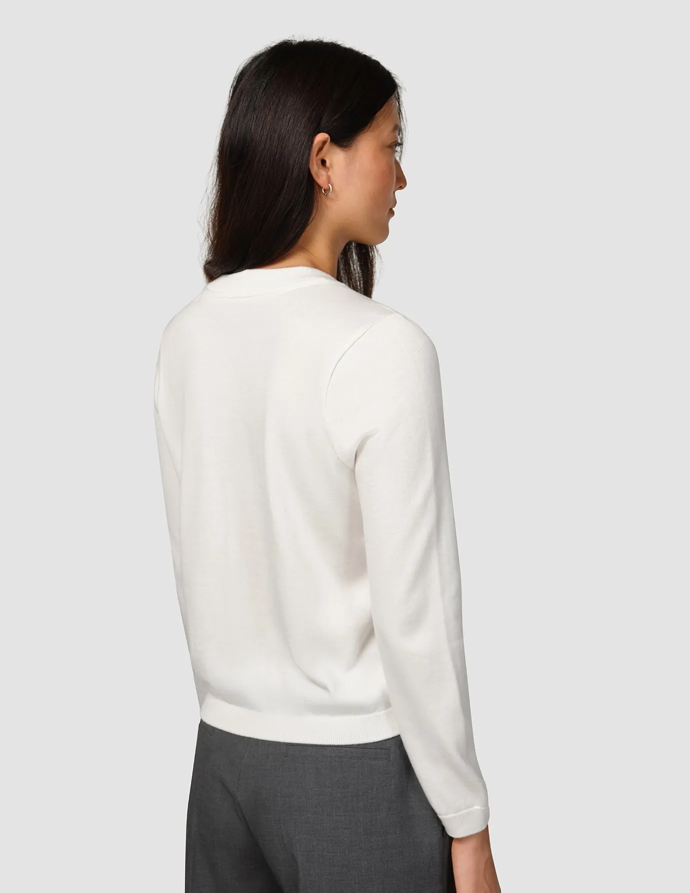 Fine Knit Cardigan Off White sold by Shaping New Tomorrow product image thumbnail 4