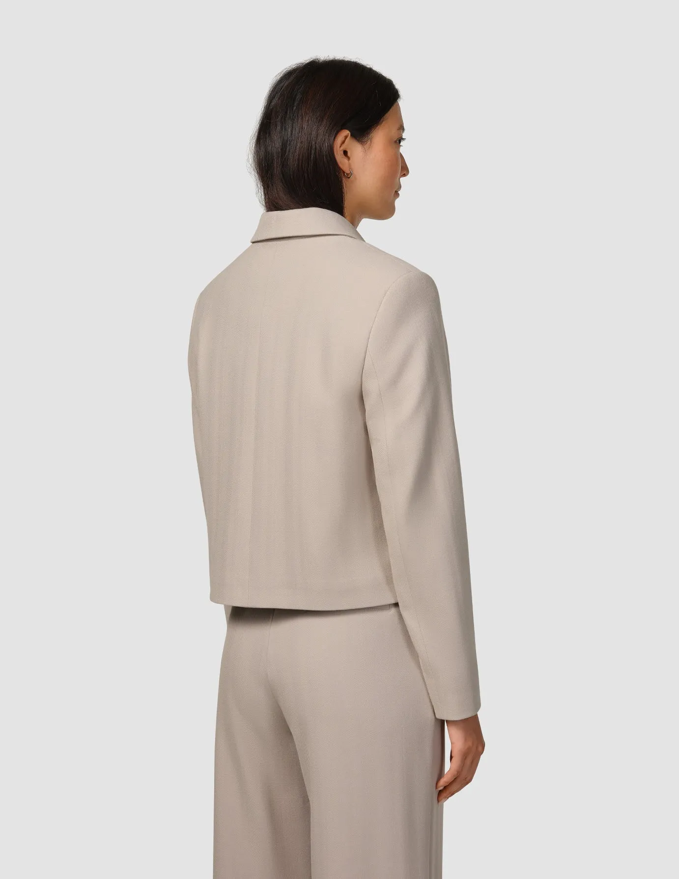 Serene Short Jacket Greige sold by Shaping New Tomorrow product image thumbnail 4