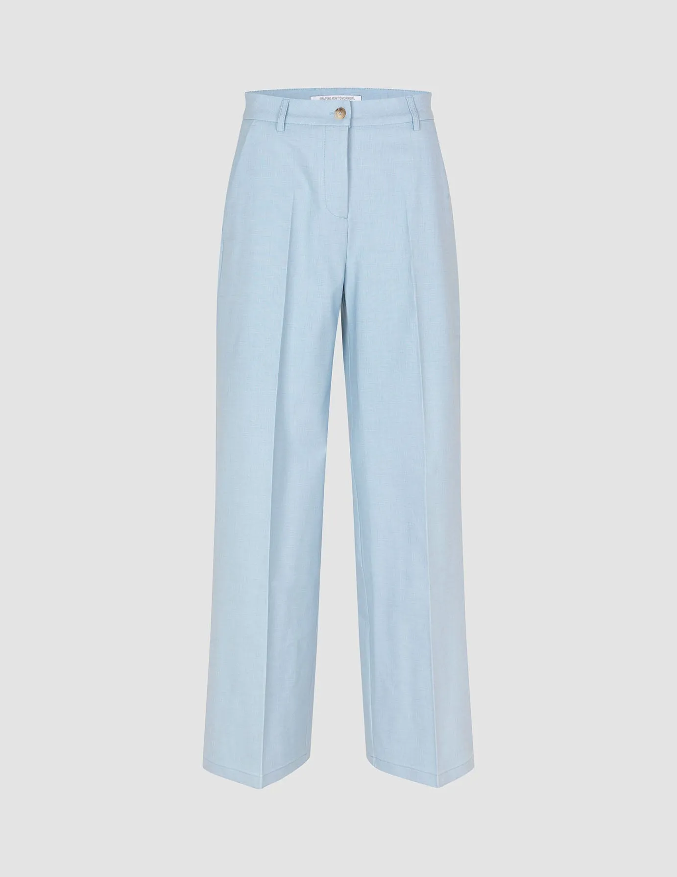 Essential Pants Wide Sky Blue Melange sold by Shaping New Tomorrow product image thumbnail 3