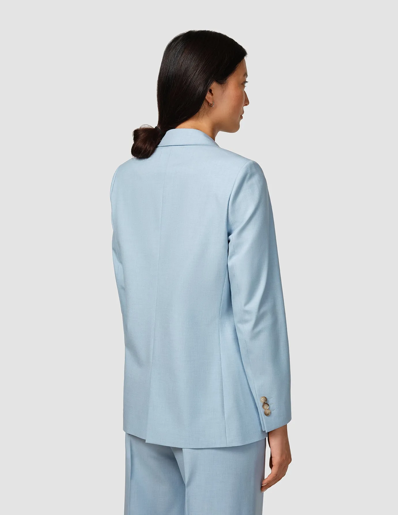 Essential Blazer Sky Blue Melange sold by Shaping New Tomorrow product image thumbnail 4