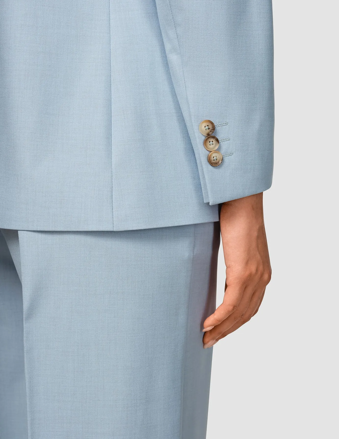 Essential Blazer Sky Blue Melange sold by Shaping New Tomorrow product image thumbnail 5