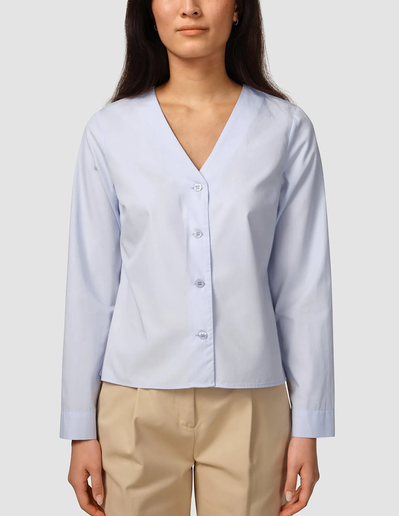 Madison Blouse Powder Blue sold by Shaping New Tomorrow product image thumbnail 5