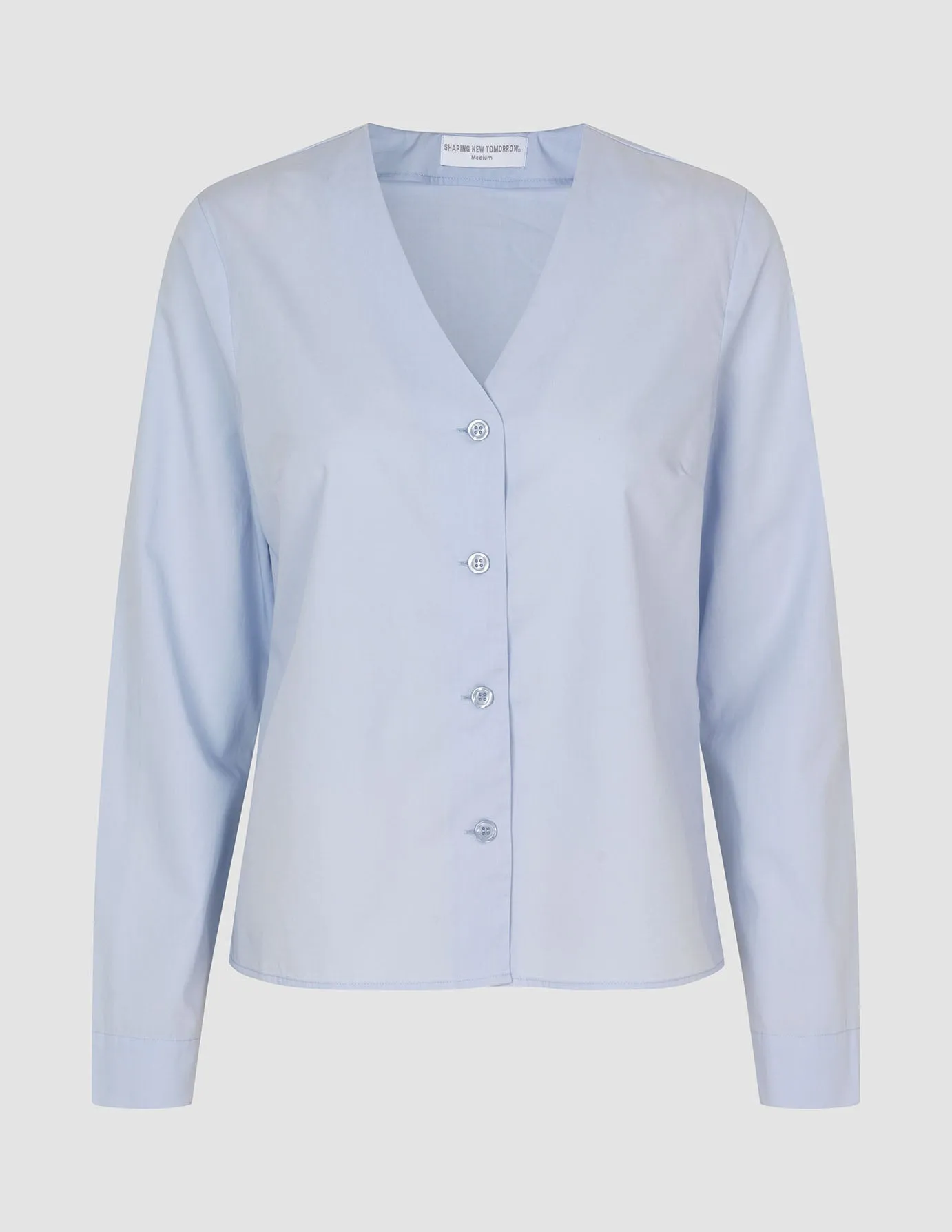 Madison Blouse Powder Blue sold by Shaping New Tomorrow product image thumbnail 3