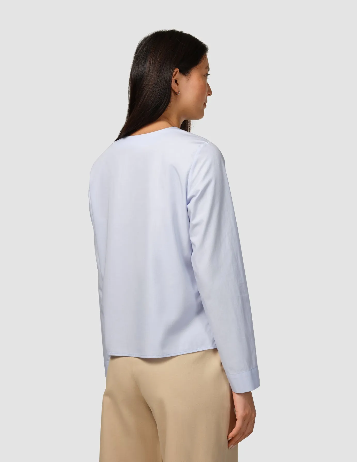 Madison Blouse Powder Blue sold by Shaping New Tomorrow product image thumbnail 4