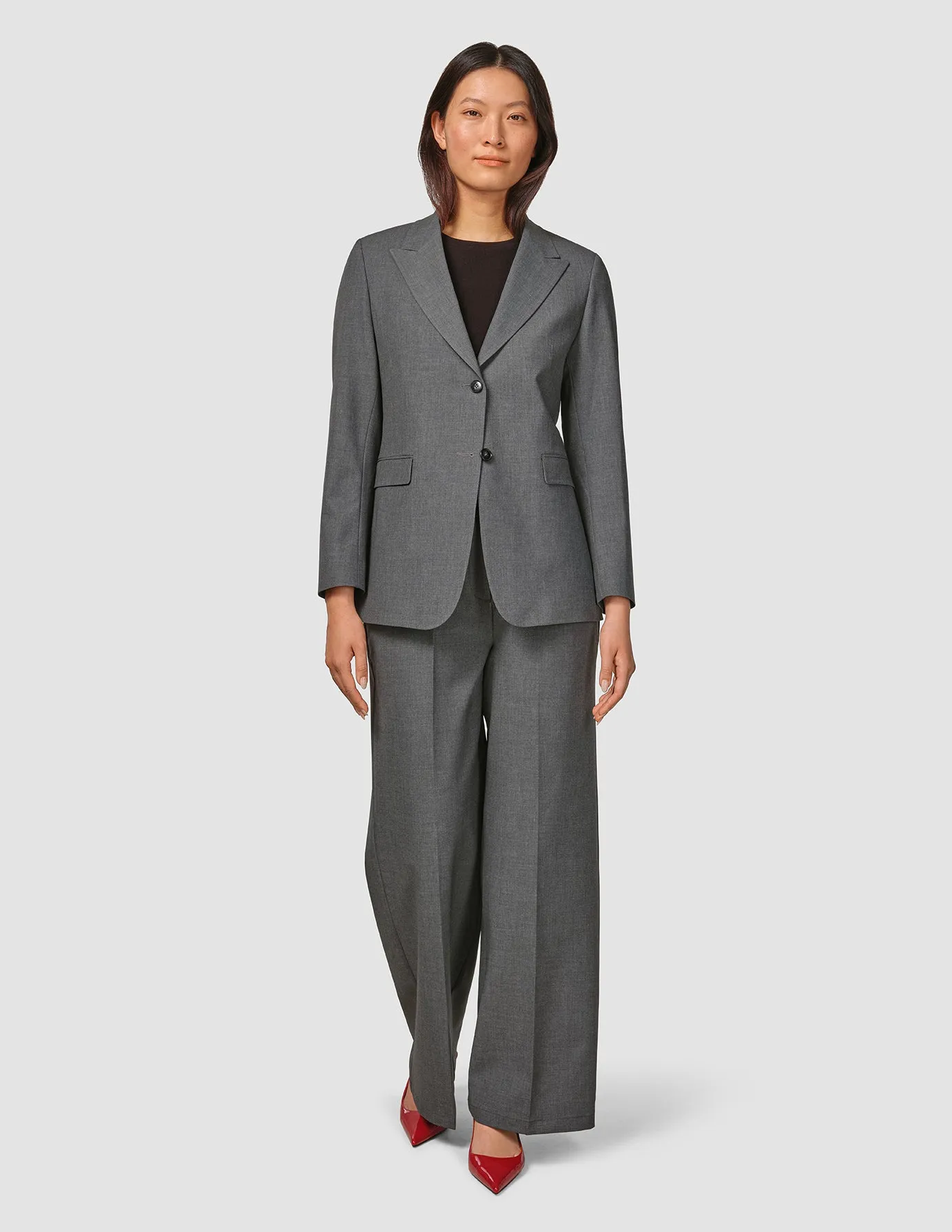Essential Blazer Dark Grey Melange sold by Shaping New Tomorrow product image thumbnail 2