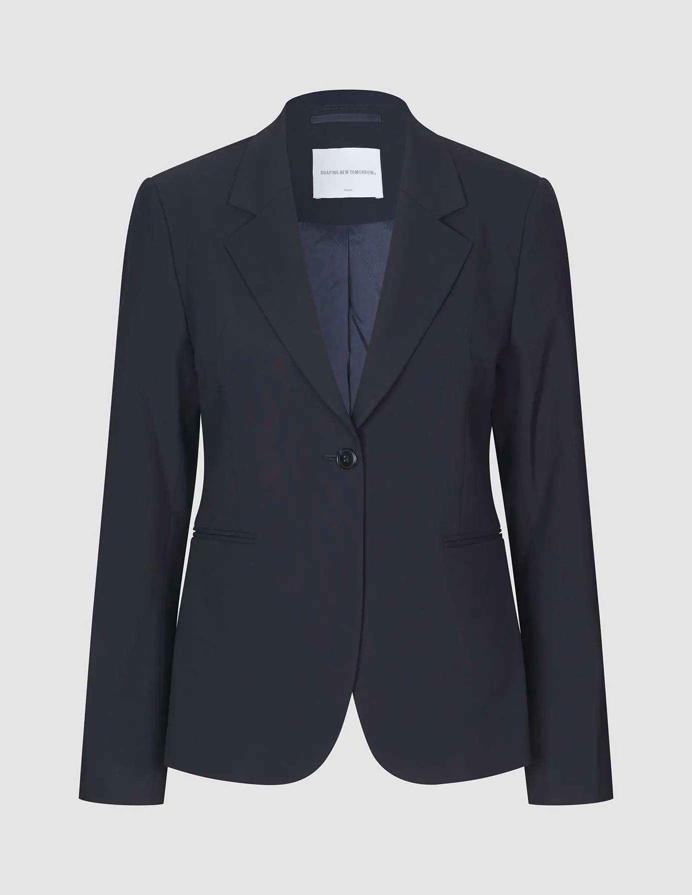Essential Fitted Blazer Midnight Blue sold by Shaping New Tomorrow product image thumbnail 3