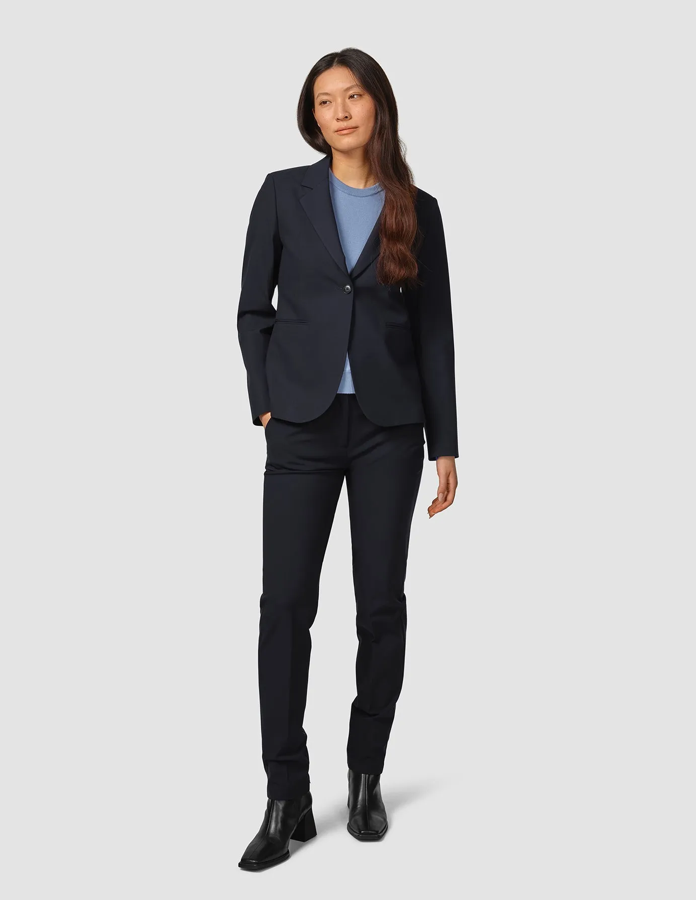 Essential Fitted Blazer Midnight Blue sold by Shaping New Tomorrow product image thumbnail 2