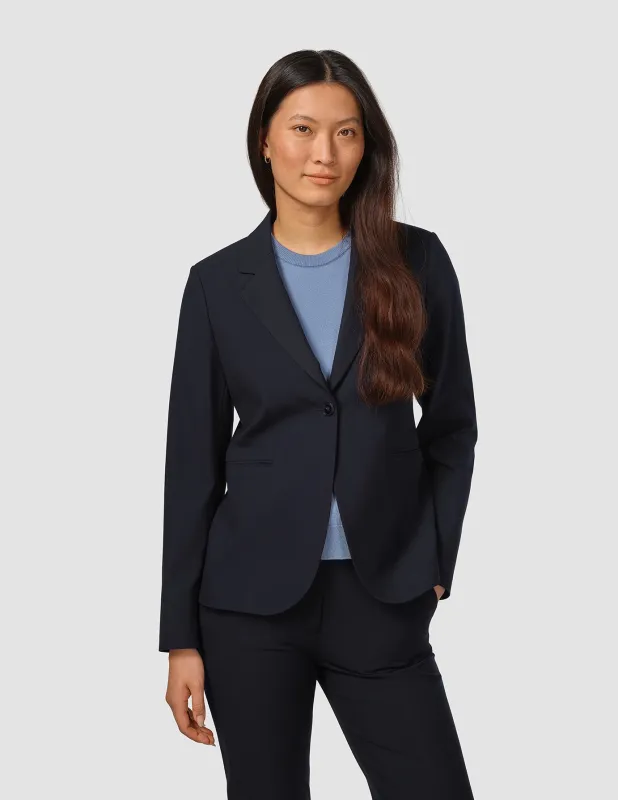 Essential Fitted Blazer Midnight Blue sold by Shaping New Tomorrow
