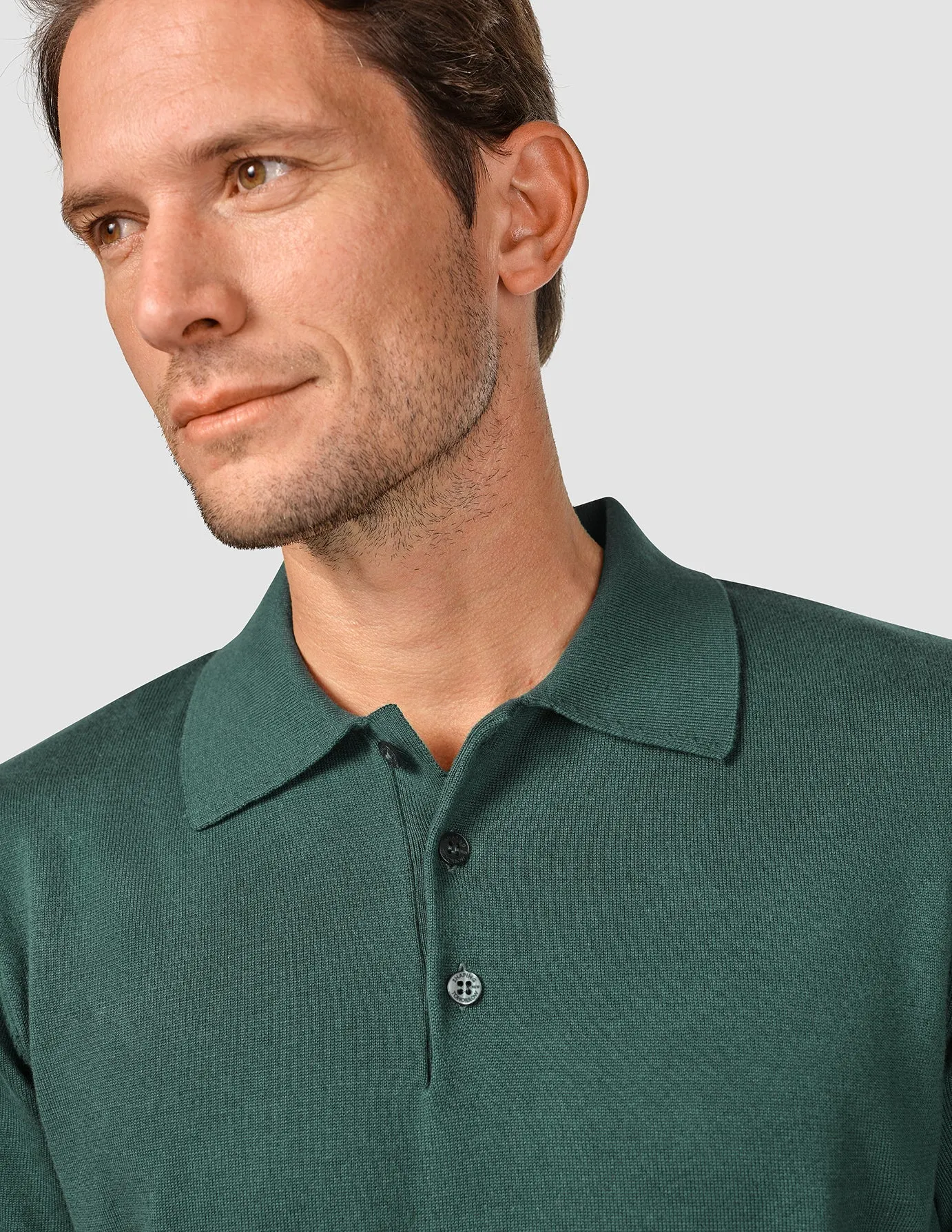 Everyday Knit Short Sleeve Polo Shadow Green sold by Shaping New Tomorrow product image thumbnail 5