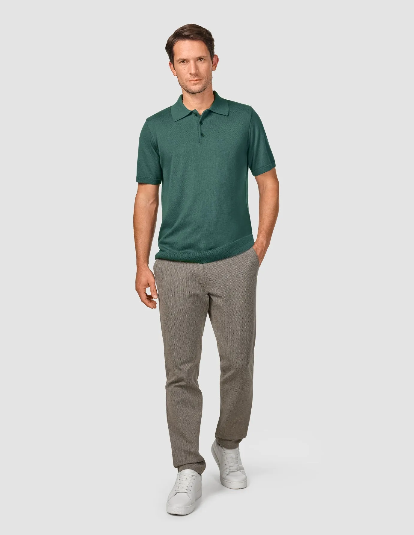 Everyday Knit Short Sleeve Polo Shadow Green sold by Shaping New Tomorrow product image thumbnail 2