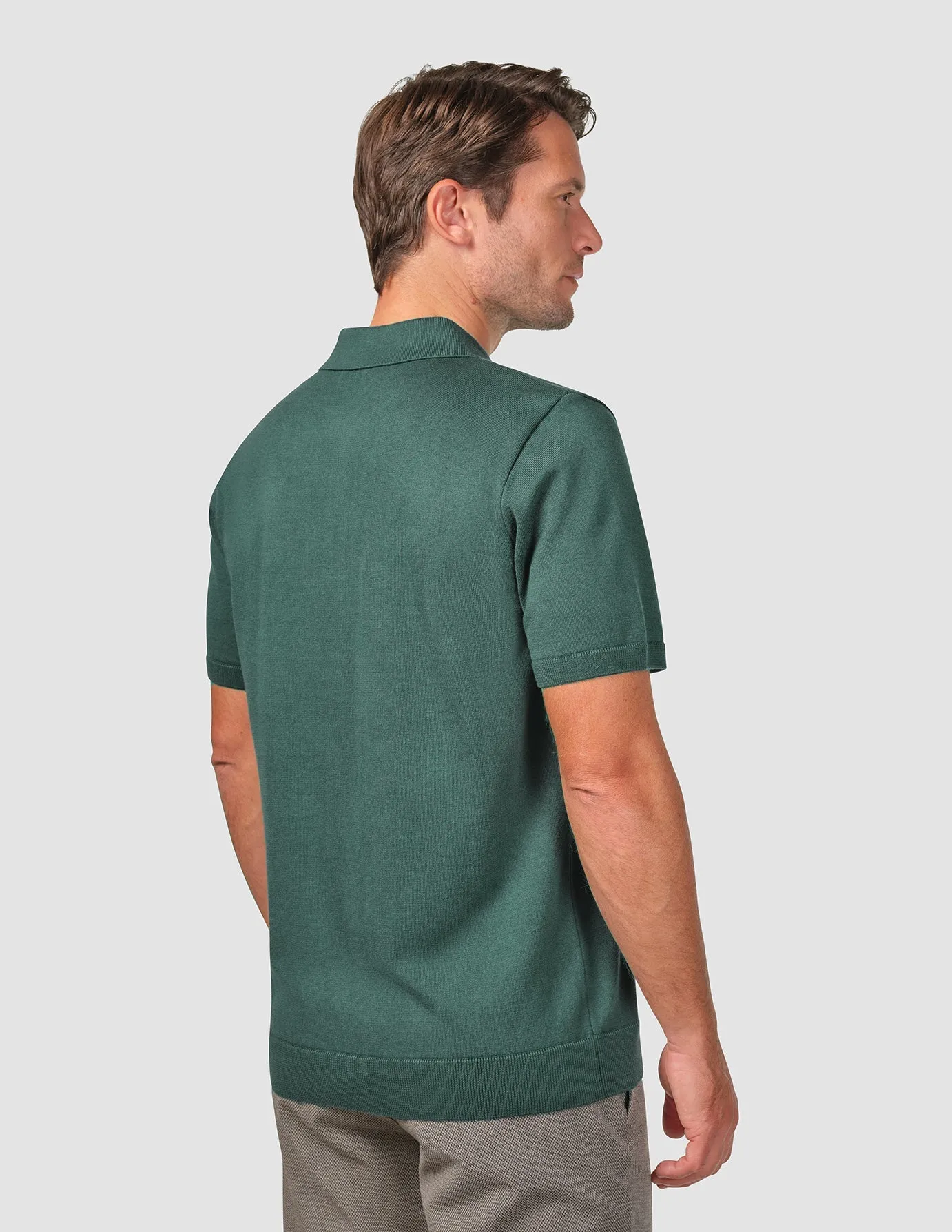 Everyday Knit Short Sleeve Polo Shadow Green sold by Shaping New Tomorrow product image thumbnail 4