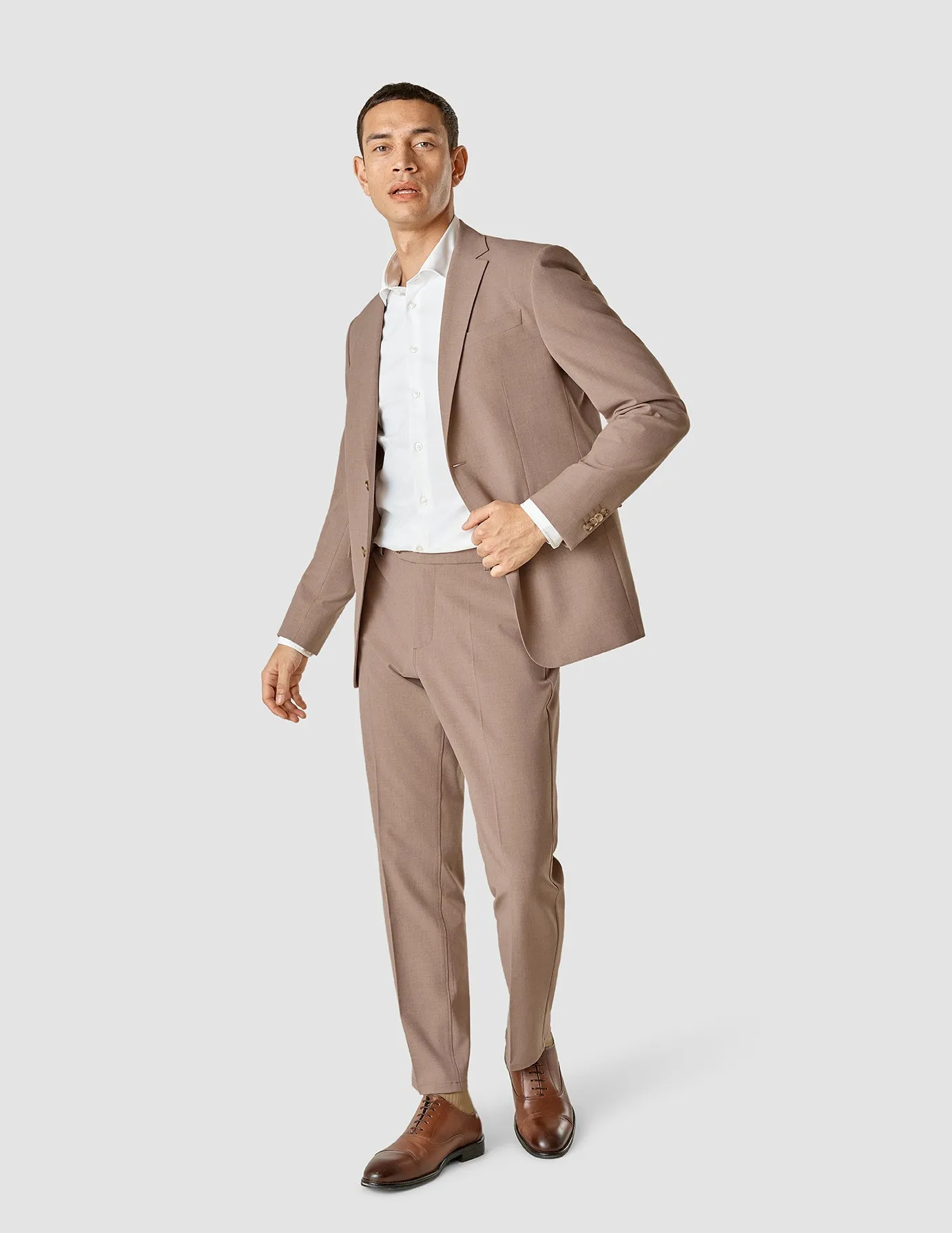 Essential Blazer Dusty Lilac Melange Slim sold by Shaping New Tomorrow product image thumbnail 2