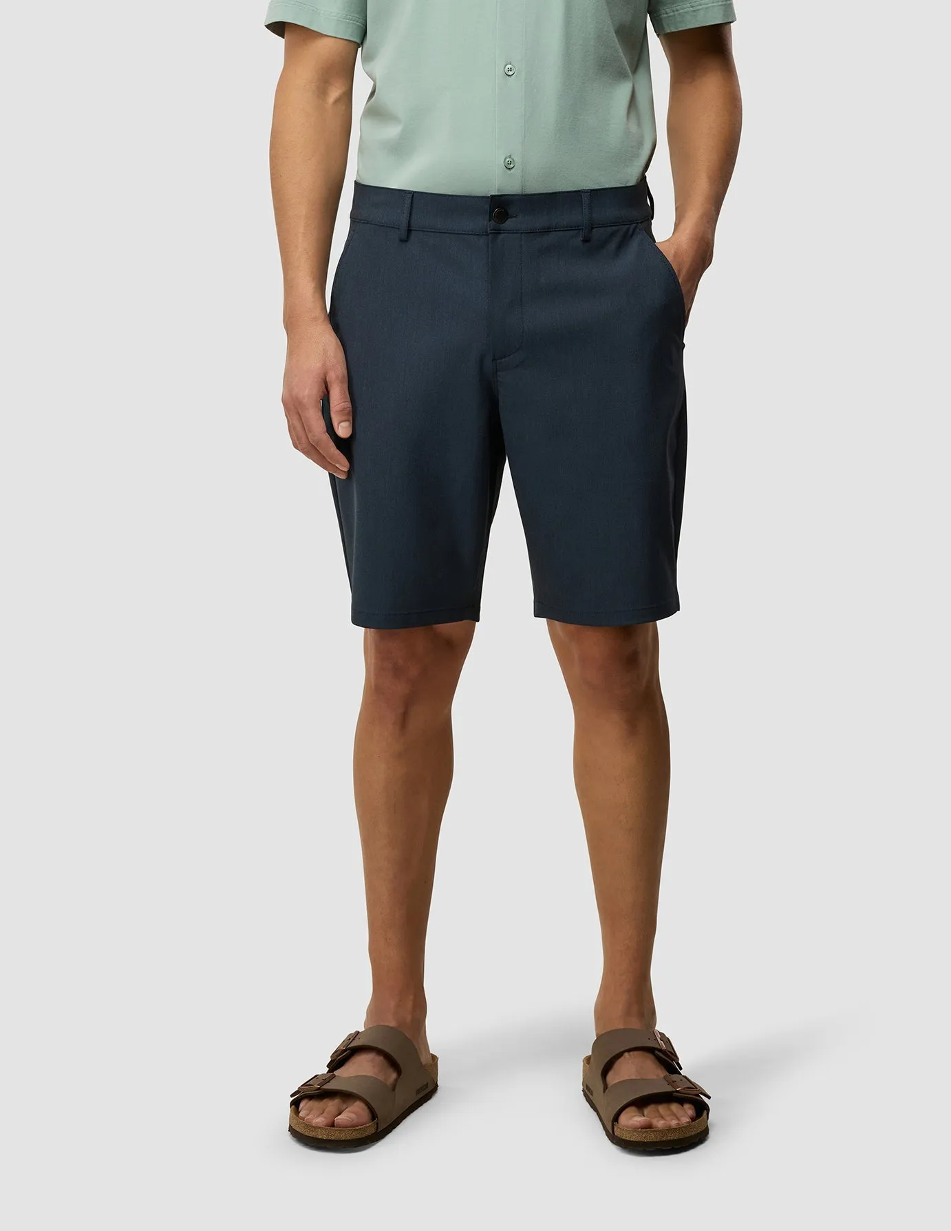 Essential Shorts Navy Melange sold by Shaping New Tomorrow