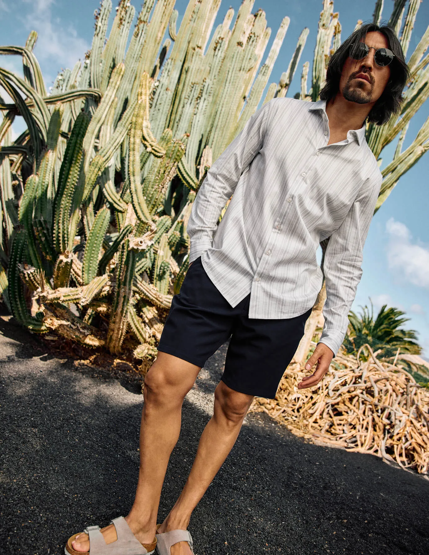 Essential Shorts Navy Melange sold by Shaping New Tomorrow product image thumbnail 2