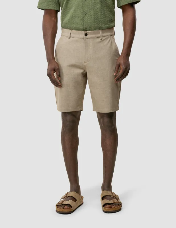 Essential Shorts Beige Melange sold by Shaping New Tomorrow