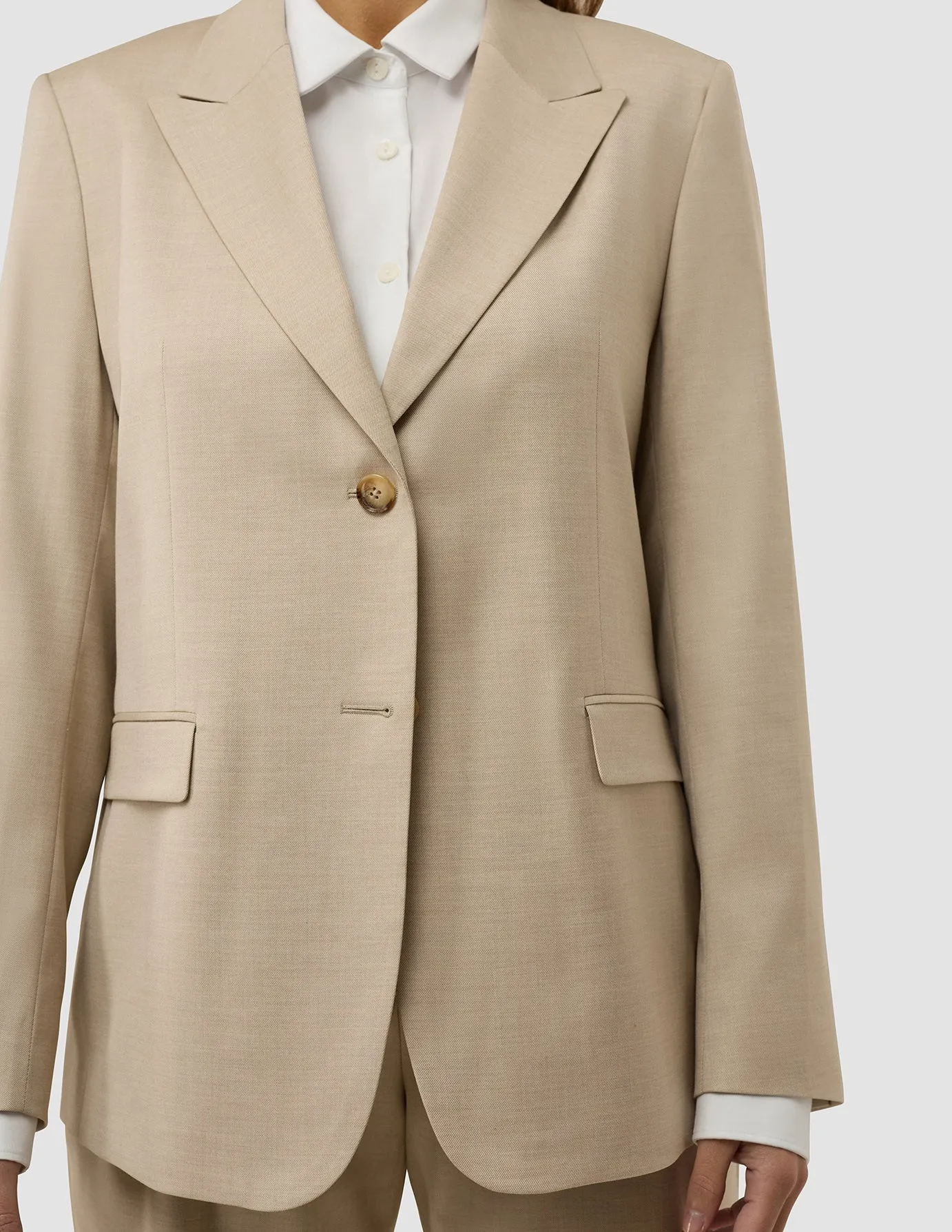 Women's Skye Blazer Sandy Beige Melange sold by Shaping New Tomorrow product image thumbnail 5
