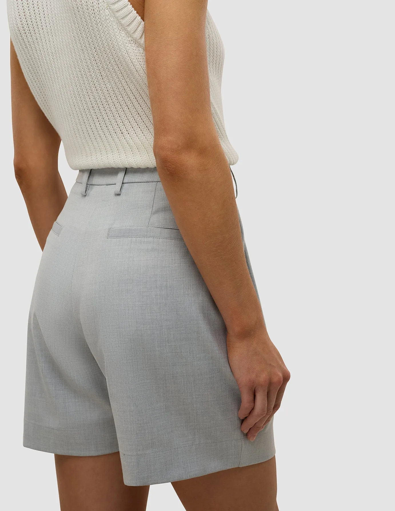 Women's Skye Shorts Grey Pine Melange sold by Shaping New Tomorrow product image thumbnail 5