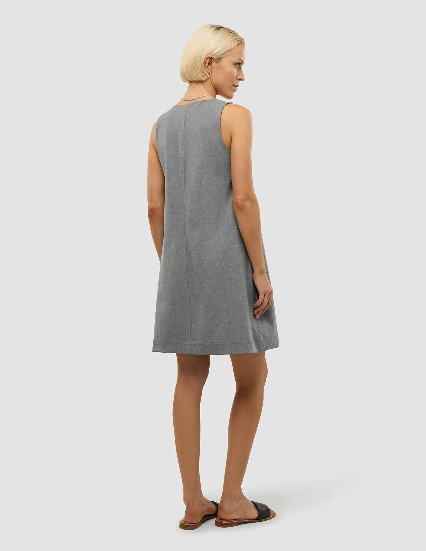 Women's Essential Spencer Dress Cloud Grey sold by Shaping New Tomorrow product image thumbnail 4