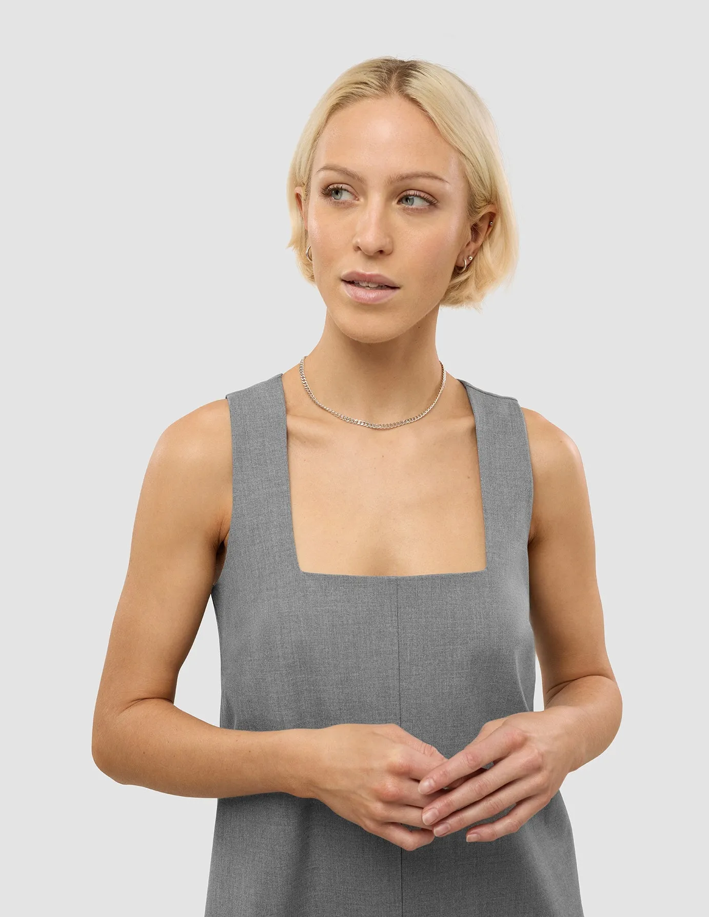 Women's Essential Spencer Dress Cloud Grey sold by Shaping New Tomorrow product image thumbnail 2