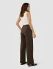 Women's Linen Pants Relaxed Espresso sold by Shaping New Tomorrow