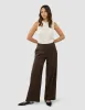 Women's Linen Pants Relaxed Espresso sold by Shaping New Tomorrow