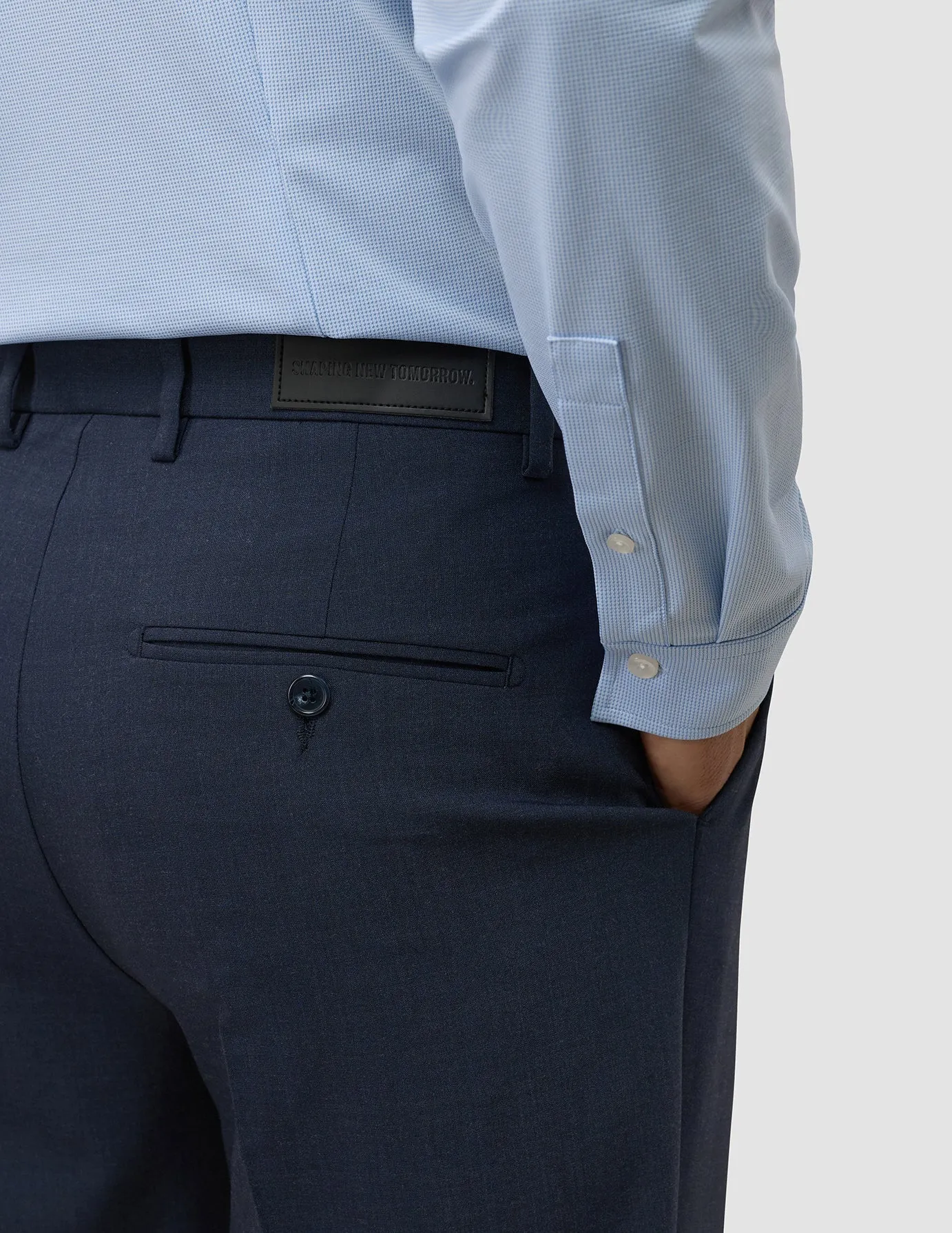 Tech Wool Suit Pants Relaxed Fit Navy sold by Shaping New Tomorrow product image thumbnail 5