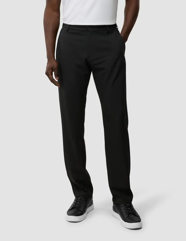 Tech Linen Elastic Pants Black sold by Shaping New Tomorrow