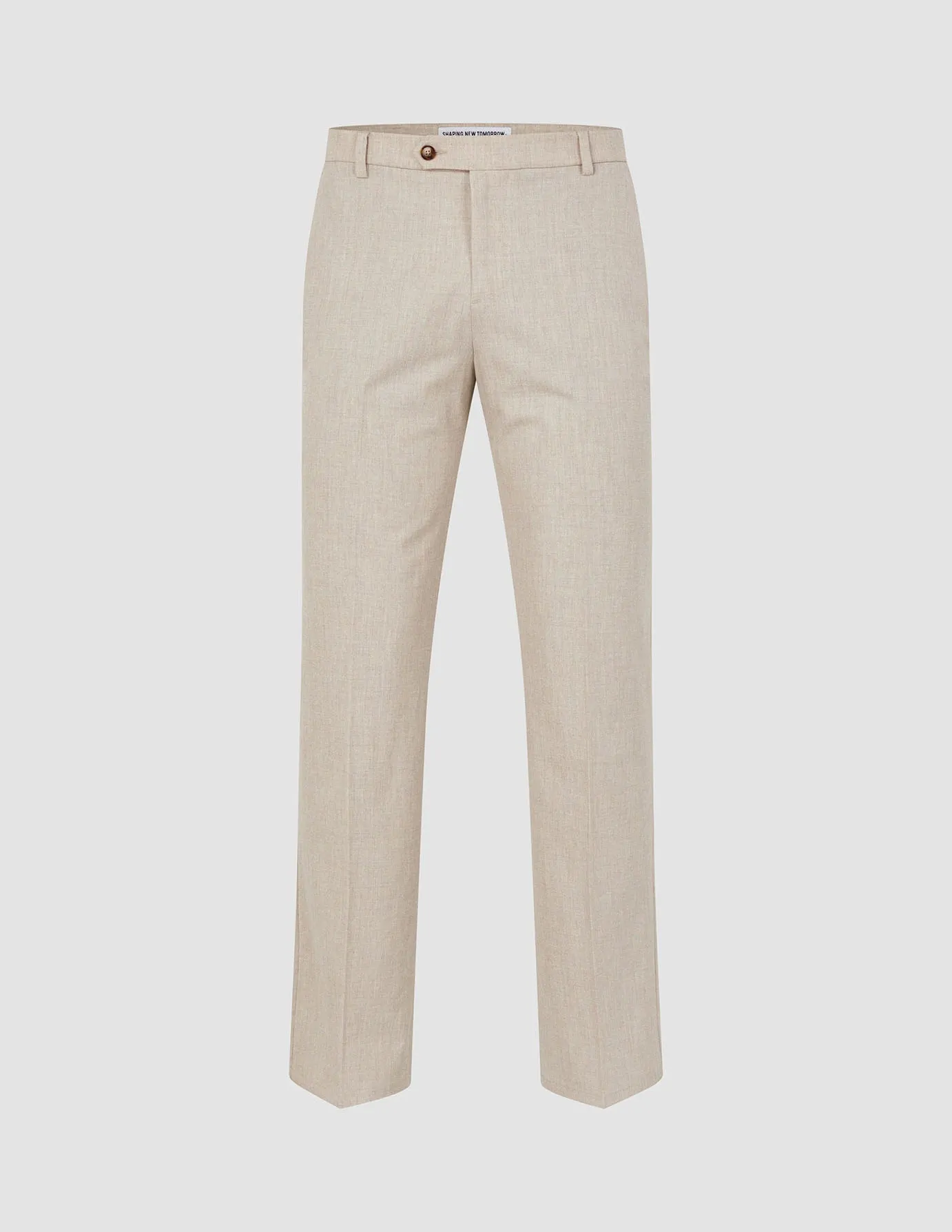 Tech Linen Suit Pants Relaxed Fit Sandshell sold by Shaping New Tomorrow product image thumbnail 3