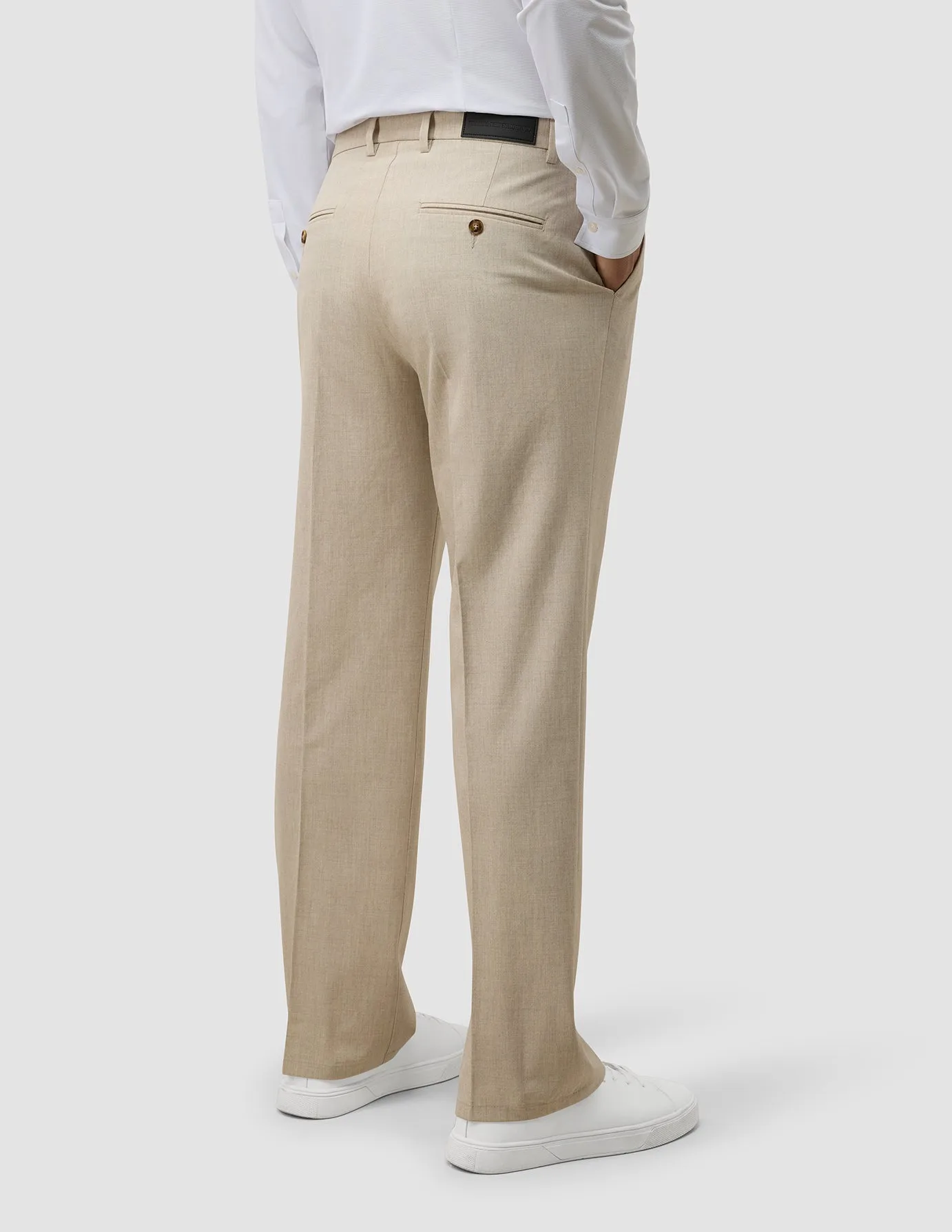 Tech Linen Suit Pants Relaxed Fit Sandshell sold by Shaping New Tomorrow product image thumbnail 4
