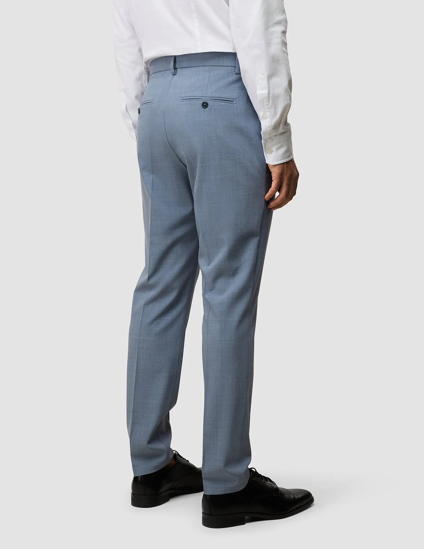 Tech Wool Suit Pants Slim Light Blue sold by Shaping New Tomorrow product image thumbnail 4