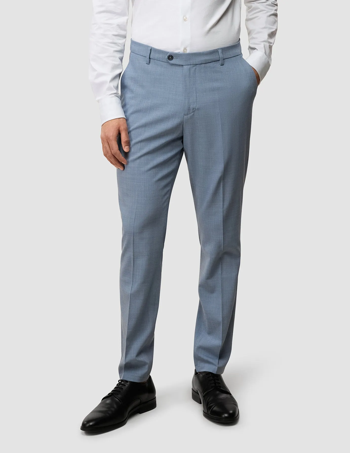 Tech Wool Suit Pants Slim Light Blue sold by Shaping New Tomorrow