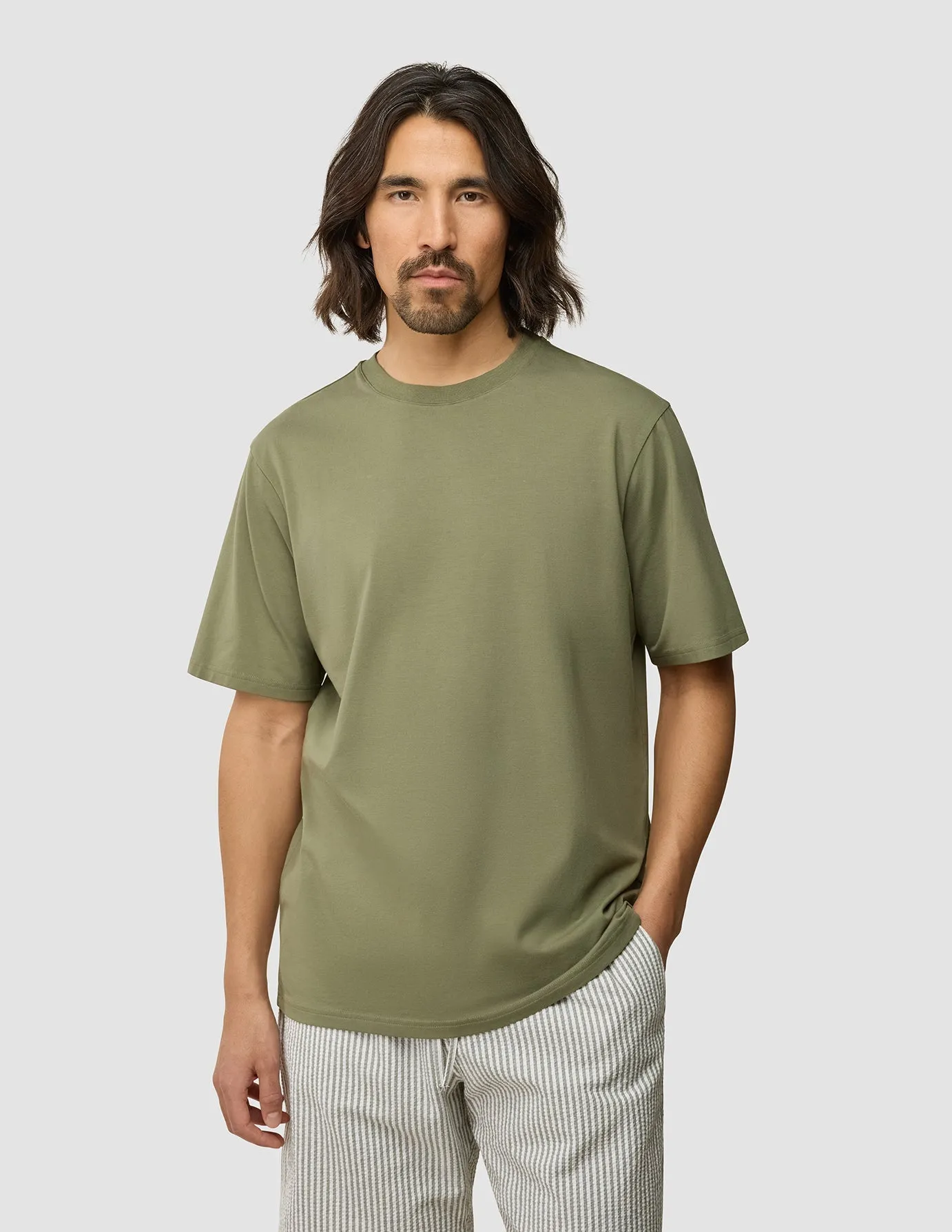 Supima T-shirt Box Fit Clover Green sold by Shaping New Tomorrow