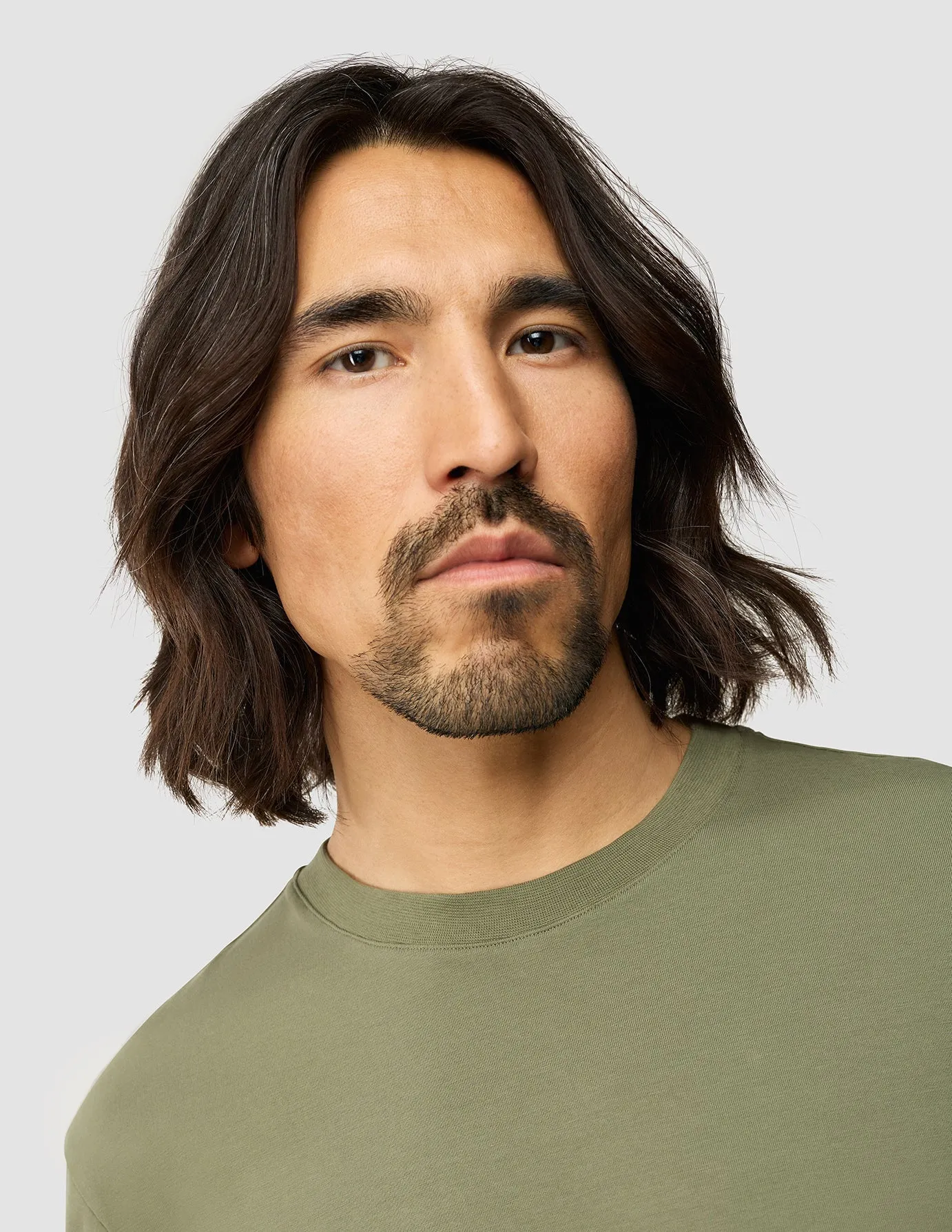 Supima T-shirt Box Fit Clover Green sold by Shaping New Tomorrow product image thumbnail 4