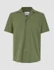 Seersucker Short Sleeve Shirt Clover Green sold by Shaping New Tomorrow